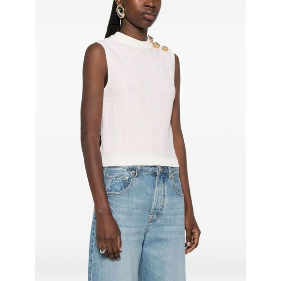 BALMAIN Women's Graphic T-Shirt Women PINK T-Shirts & Tops - Picture 3 of 5